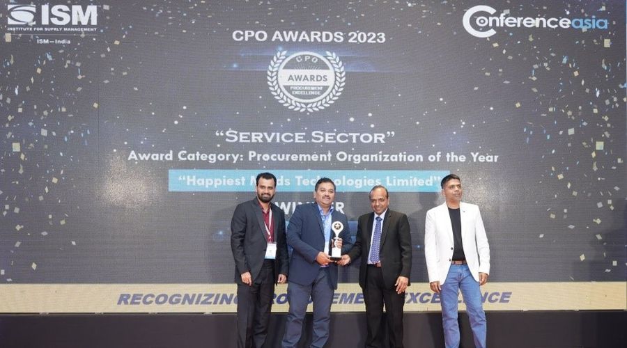 Happiest Minds Recognized as Procurement Organization of the Year at the CPO Awards 2023